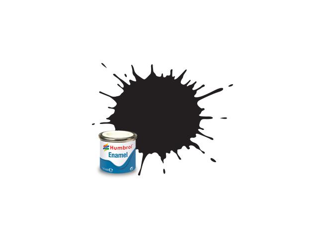 HUMBROL EMAILLE 14ML 033 SCHWARZ MATT 1