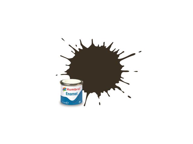 HUMBROL EMAILLE 14ML 010 DUNKELBRAUN GLANZ 1