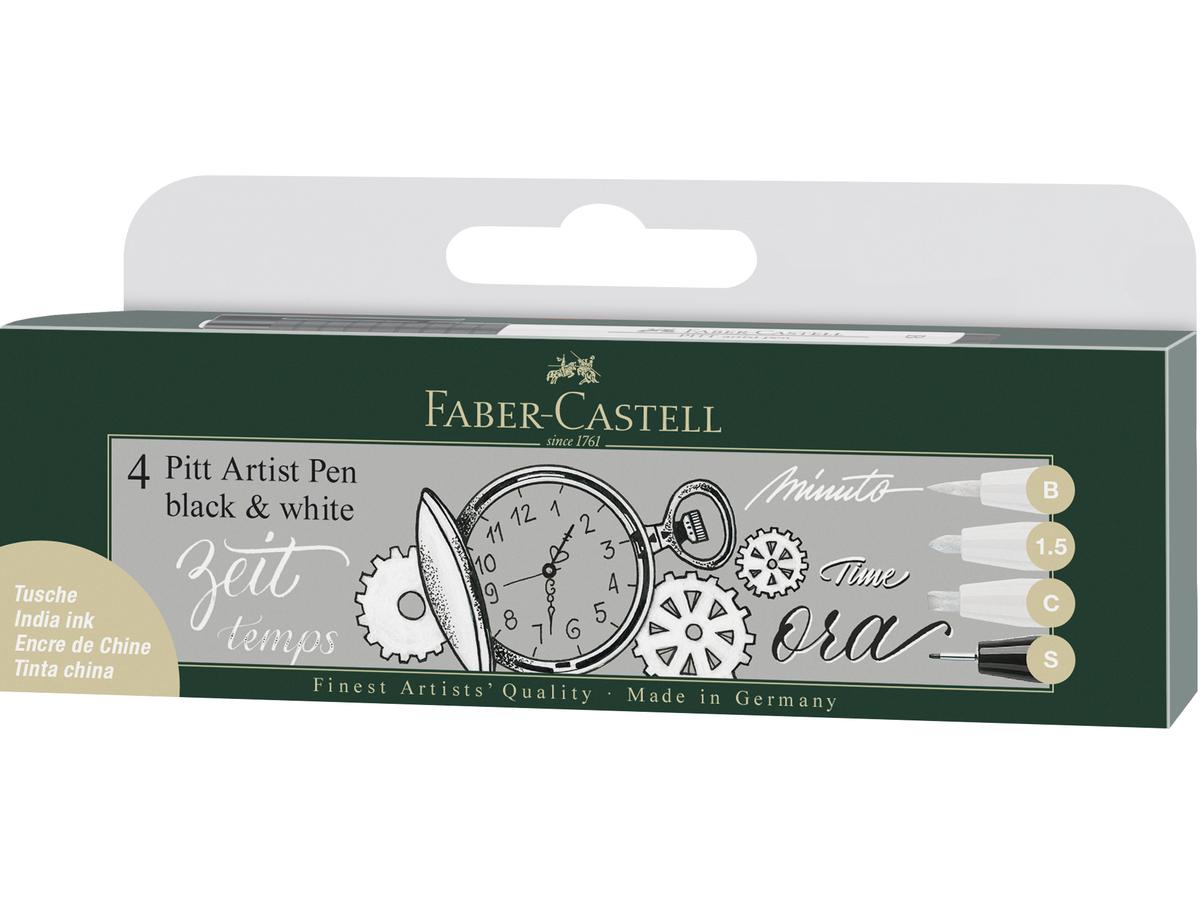 ARTIST PEN SET FC-167151 4 ST BLACK&WHITE 1