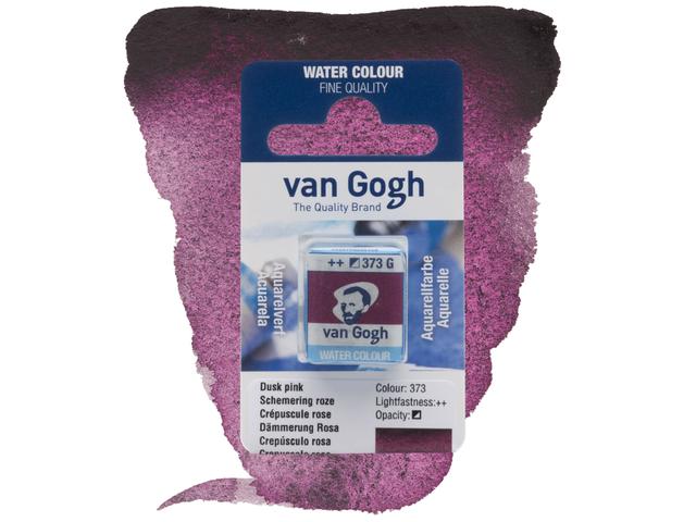 VAN GOGH AQUARELL 1/2 NÄPFCHEN 373 DÄMMERUNG ROSA 1