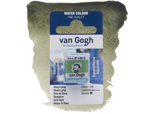 VAN GOGH AQUAREL 1/2 NÄPFCHEN 748 DAVYGRAU 1
