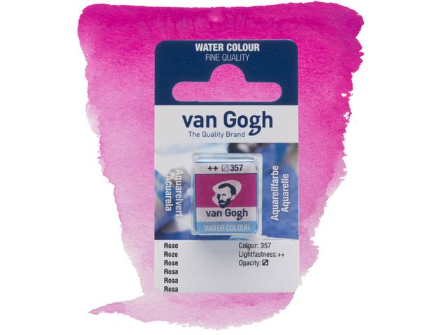 VAN GOGH AQUARELL 1/2 NÄPFCHEN 357 ROSA 1