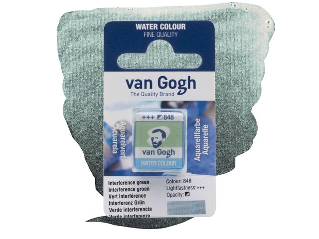 VAN GOGH AQUAREL S2 1/2NAPJE 848 INTERFERENCE GROEN 1