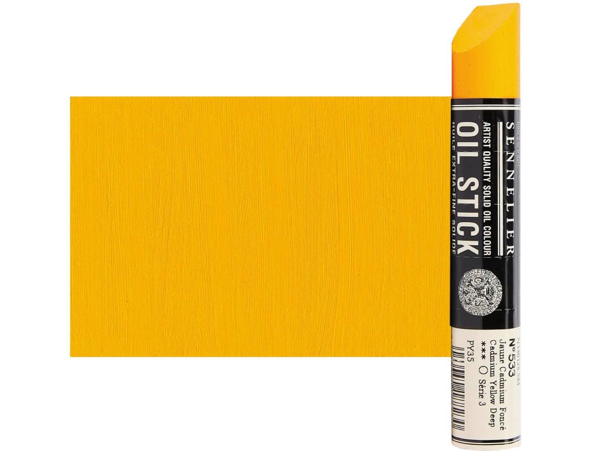 SENNELIER ÖL-STICK 38ML S3 KADMIUMGELB DUNKEL 533 1