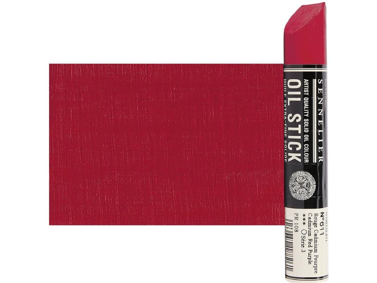SENNELIER ÖL-STICK 38ML S3 KADMIUMROT PURPUR 611 1
