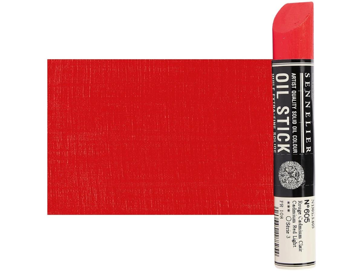 SENNELIER ÖL-STICK 38ML S3 KADMIUMROT HELL 605 1