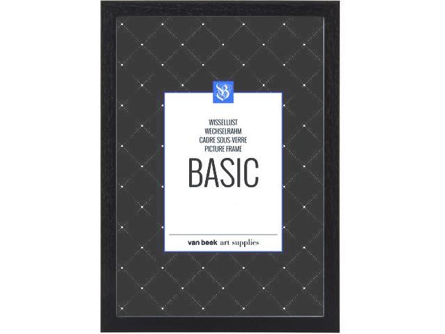 VAN BEEK WECHSELRAHMEN HOLZ BASIC SCHWARZ 60X80CM 1