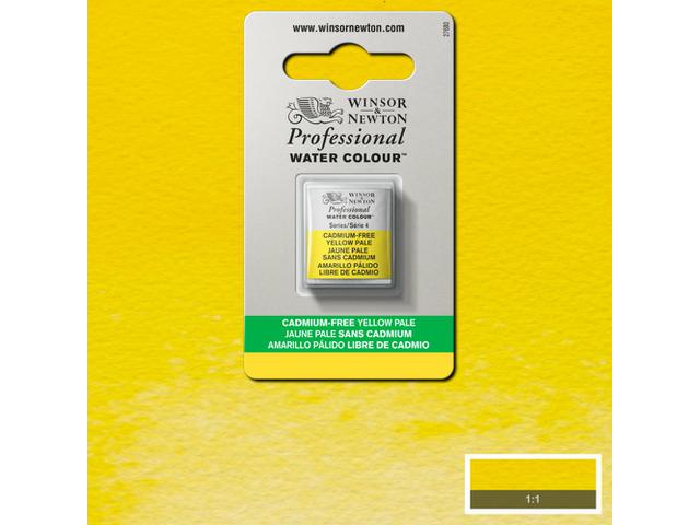 WINSOR & NEWTON AQUARELLFARBE 1/2 907 KADMIUM FREI GELB HELL 1