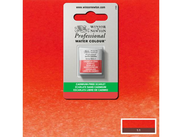 WINSOR & NEWTON AQUARELLFARBE 1/2 NÄPF 903 KA.FREI SCHARLACH 1