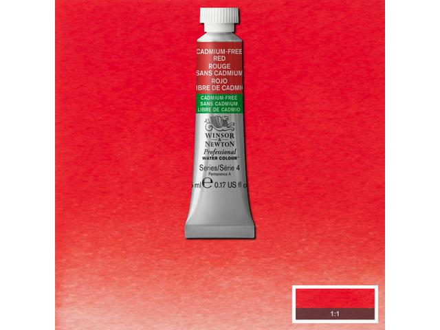 WINSOR & NEWTON AQUARELLFARBE 5ML 901 KADMIUMFREI ROT 1