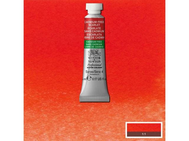 WINSOR & NEWTON AQUARELLFARBE 5ML 903 KADMIUMFREI SCHARLAKEN 1