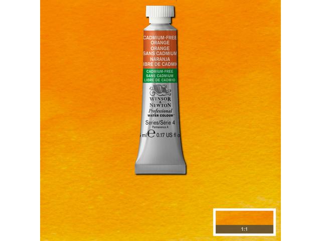 WINSOR & NEWTON AQUARELLFARBE 5ML 899 KADMIUMFREI ORANGE 1