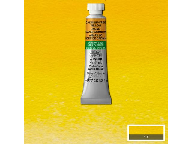 WINSOR & NEWTON AQUARELLFARBE 5ML 890 KADMIUMFREI GELB 1