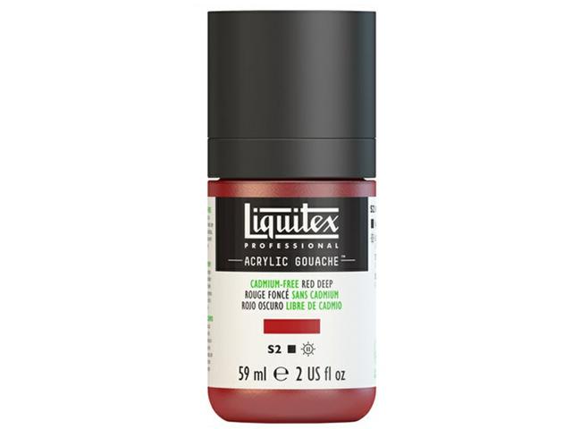 LIQUITEX ACRYLIC GOUACHE 59ML S2 895 KADMIUM-FREI ROT DUNKEL 1