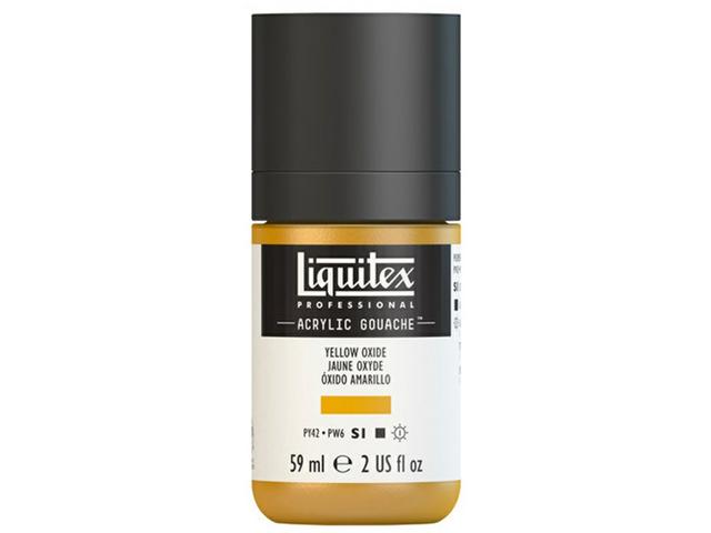 LIQUITEX ACRYLIC GOUACHE 59ML S1 416 OXIDGELB 1