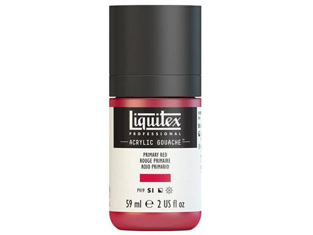 LIQUITEX ACRYLIC GOUACHE 59ML S1 415 PRIMÄRROT 1
