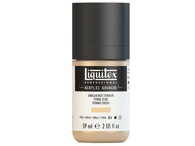 LIQUITEX ACRYLIC GOUACHE 59ML S1 434 TITAN UNGEBLEICHT 1