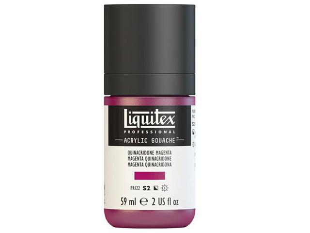 LIQUITEX ACRYLIC GOUACHE 59ML S2 114 QUINACRIDONE MAGENTA 1