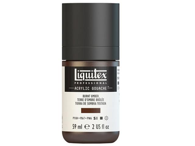 LIQUITEX ACRYLIC GOUACHE 59ML S1 128 UMBRA GEBRANNT 1