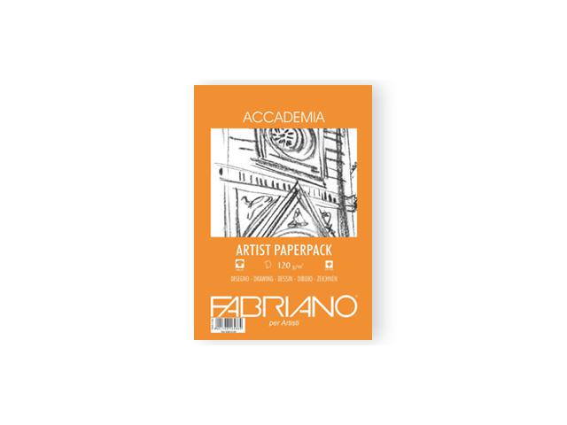 FABRIANO ACCADEMIA 100 BLATT ZEICHENPAPIER A3 120GRAM 1
