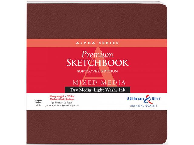 STILLMAN & BIRN ALPHA SOFTCOVER 19,0X19,0CM SQUARE 150GRAM 1
