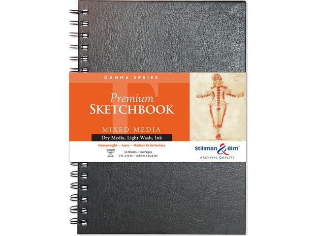 STILLMAN & BIRN GAMMA WIREBOUND 17,8X25,4CM PORTAIT 150GRAM 1