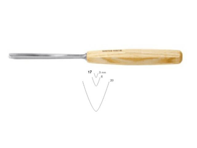 PFEIL STÄHLI MEISSEL 17 6MM 1
