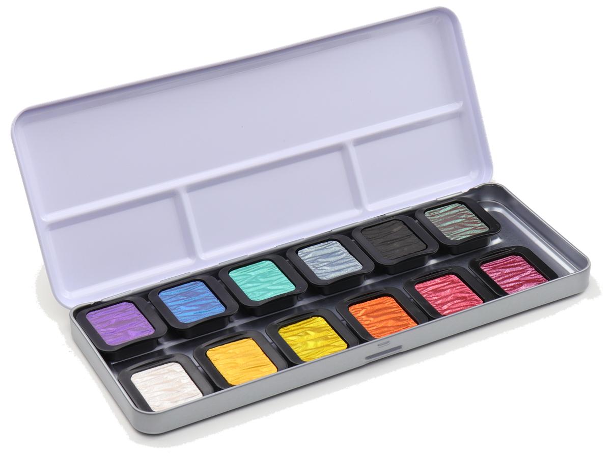 FINE-TEC PERLGLANZFARBEN SET RAINBOW 12X 1