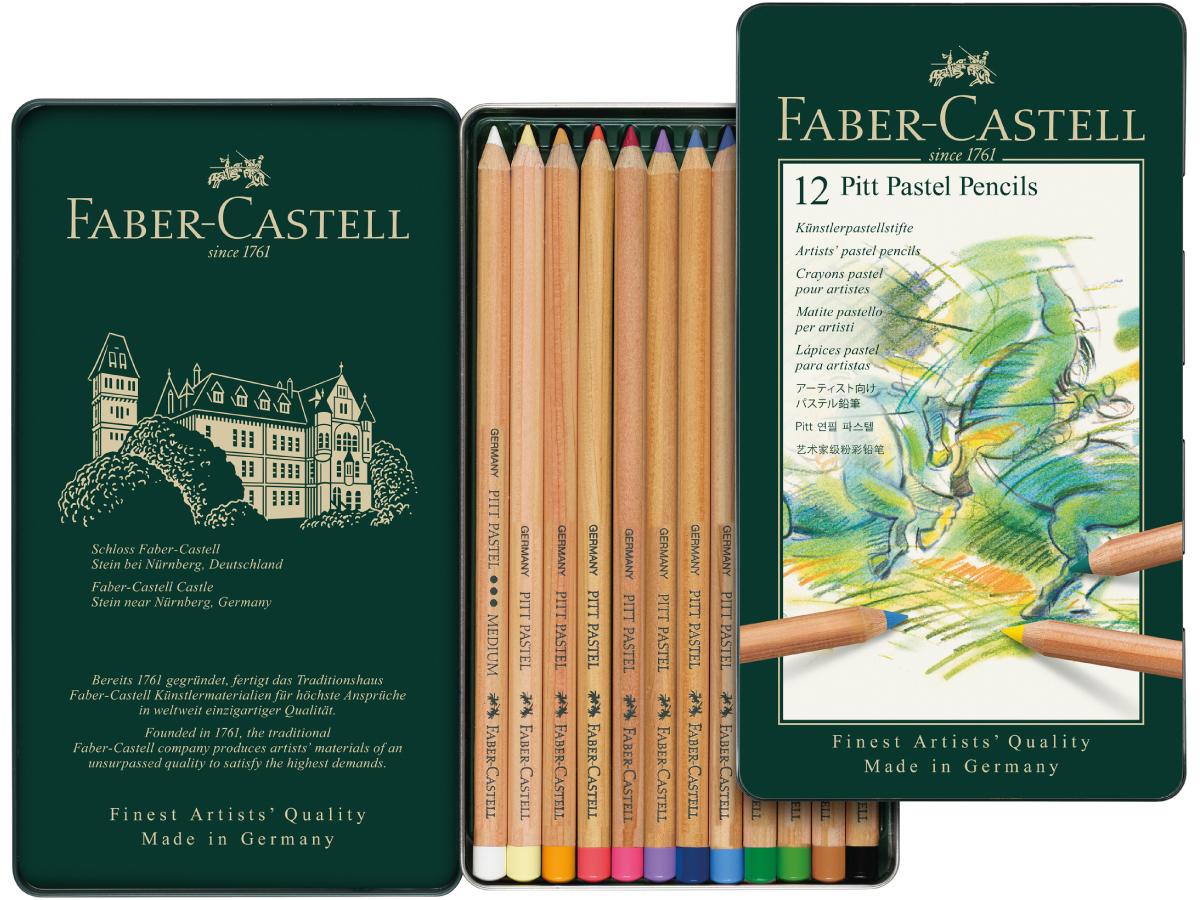 FABER-CASTELL PITT PASTELLSTIFTE ETUI 12 1