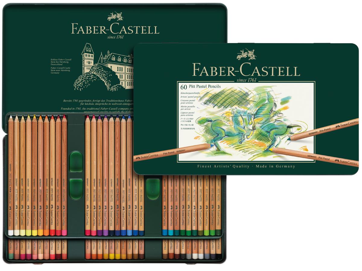 FABER-CASTELL PITT PASTELLSTIFTE ETUI 60 1