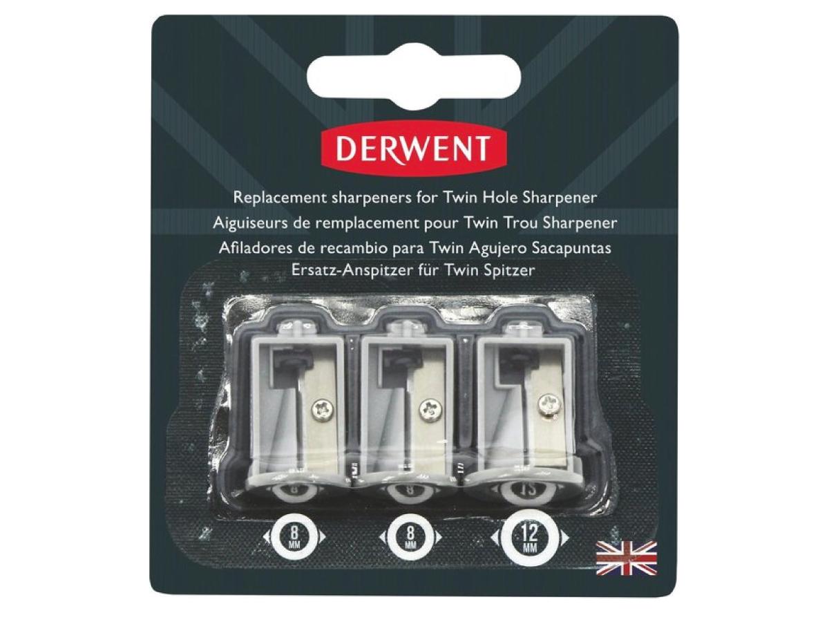 DERWENT 3 ERSATZKLINGEN FÜR ANSPITZER MIT BATTERIE 1