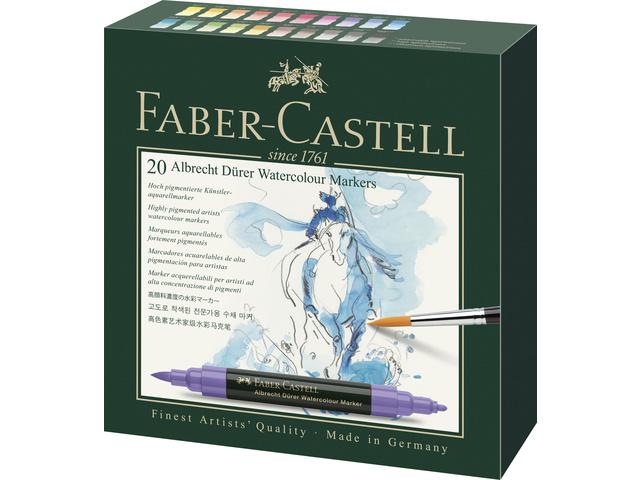 FABER-CASTELL ALBRECHT DÜRER WATERCOLOUR MARKER SETS 20x 1