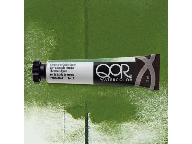 GOLDEN QOR WATERCOLOR 11ML SERIE 2 CHROMIUM OXIDE GREEN 410 1