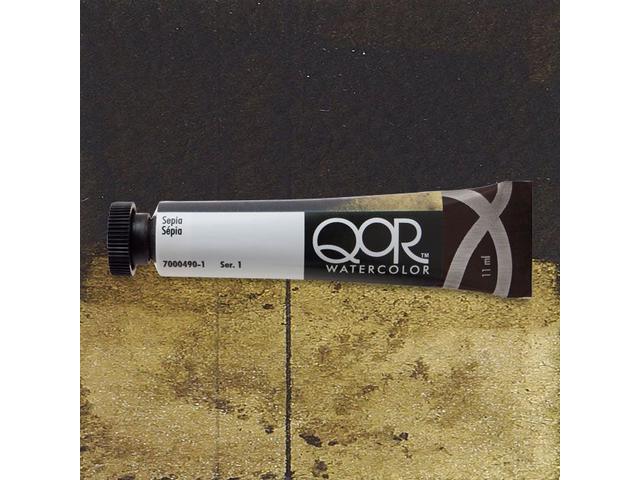 GOLDEN QOR WATERCOLOR 11ML SERIE 1 SEPIA 490 1