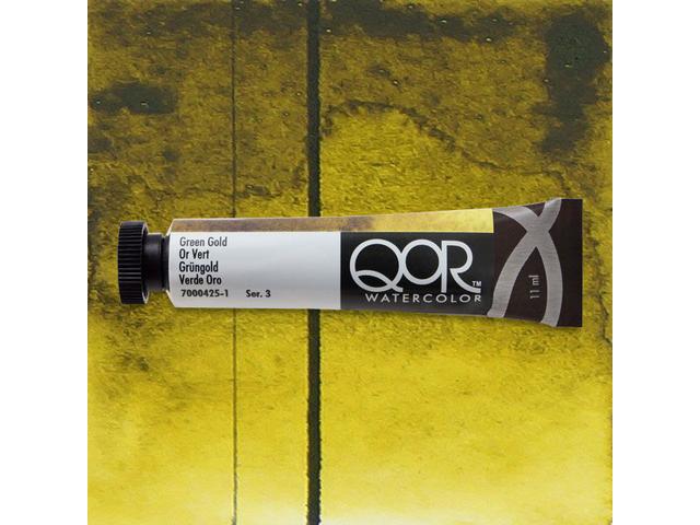 GOLDEN QOR WATERCOLOR 11ML SERIE 3 GREEN GOLD 425 1