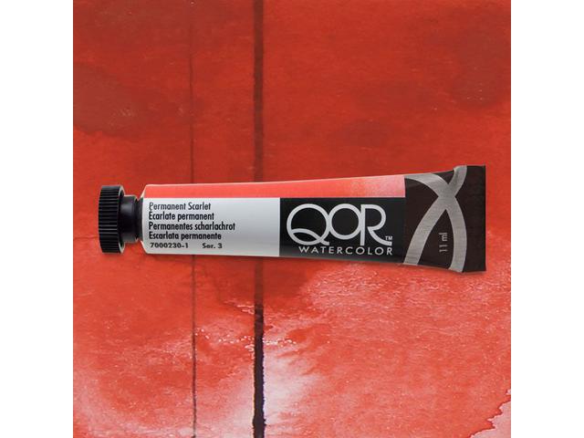 GOLDEN QOR WATERCOLOR 11ML SERIE 3 PERMANENT SCARLET 230 1