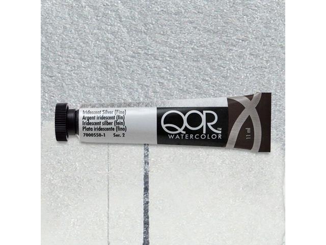 GOLDEN QOR WATERCOLOR 11ML SERIE 2 IRIDESCENT SILVER FINE 550 1