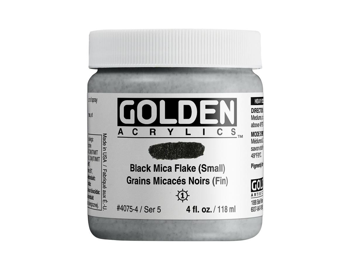 GOLDEN HEAVY BODY 118ML S5 4075 BLACK MICA FLAKE SMALL 1