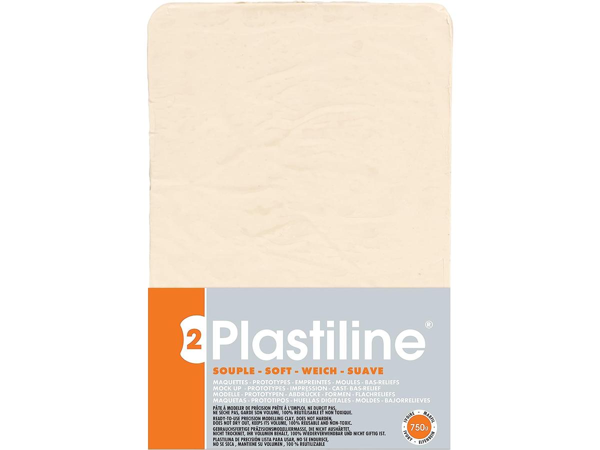 PLASTILINE ELFENBEIN HÄRTE 50 750 GRAMM 1