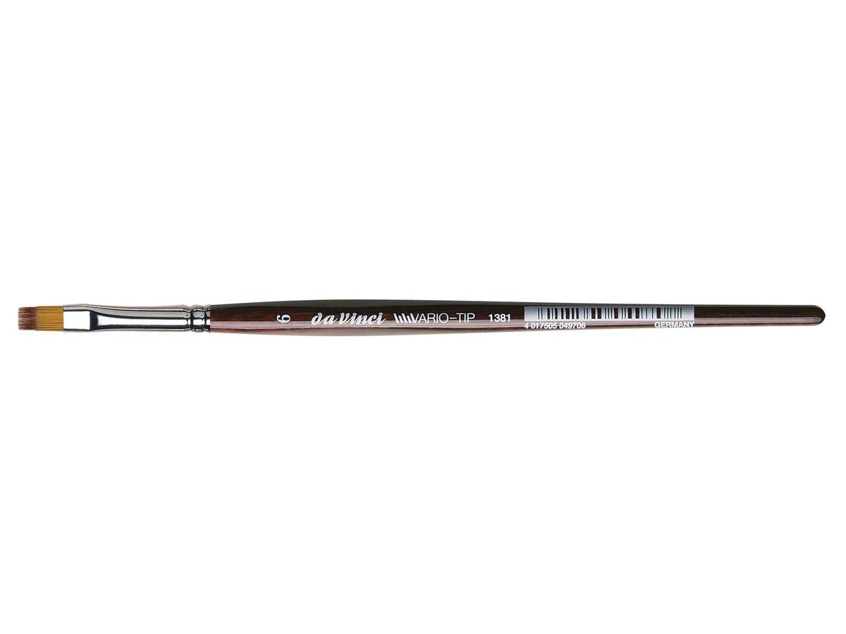 DA VINCI VARIO-TIP SYNTHETIK PINSEL FLACH GR.6 1