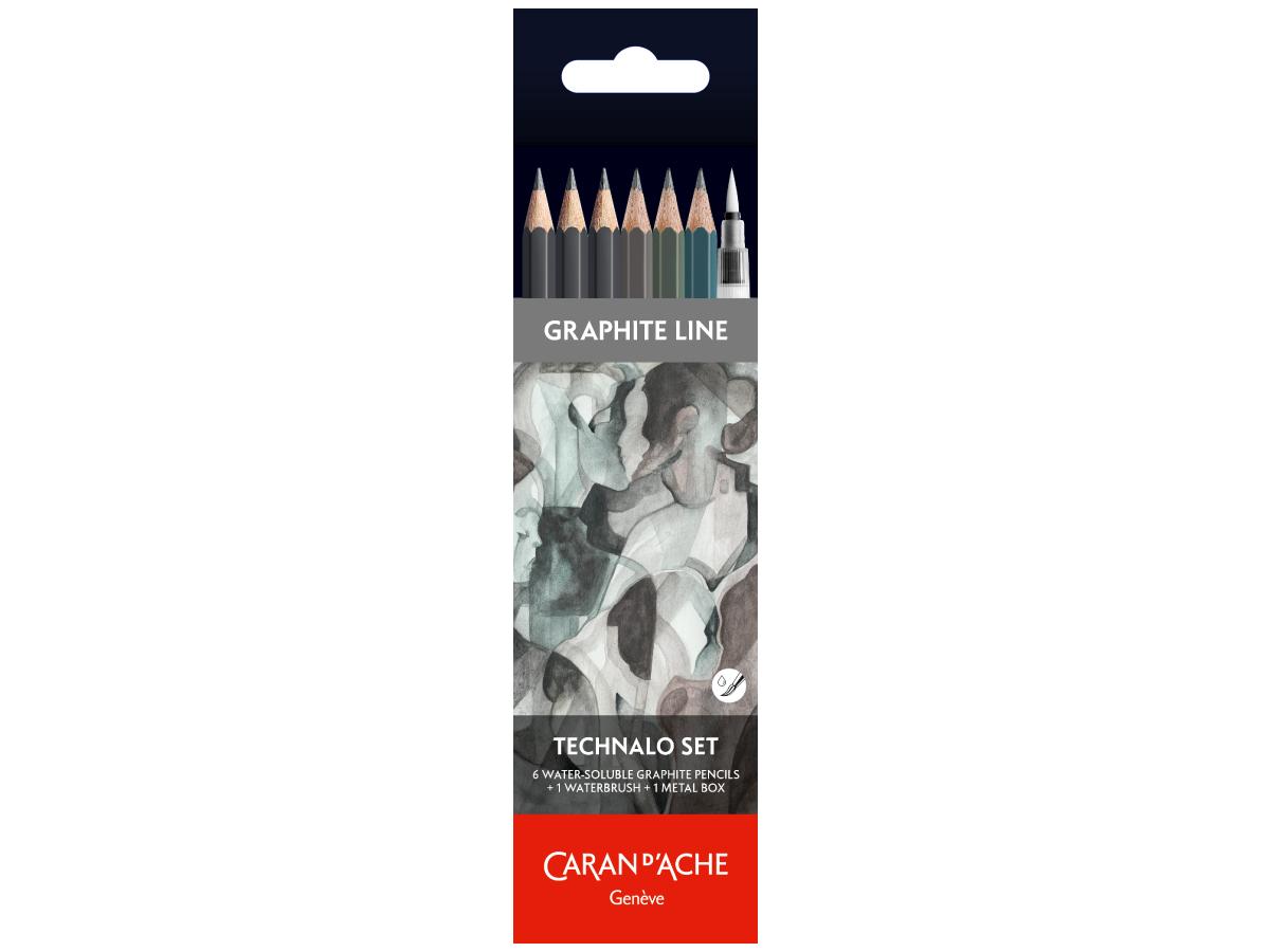 CARAN D'ACHE TECHNALO SET GRAPHITSTIFTE 7 STÜCK 1