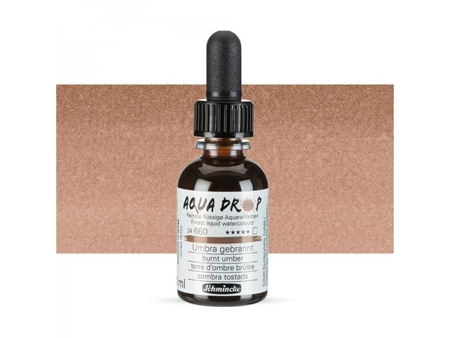 SCHMINCKE AQUA DROP 30ML 660 UMBRA GEBRANNT 1