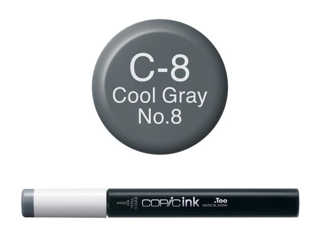 COPIC INKT C8 COOL GRAY 8
 1