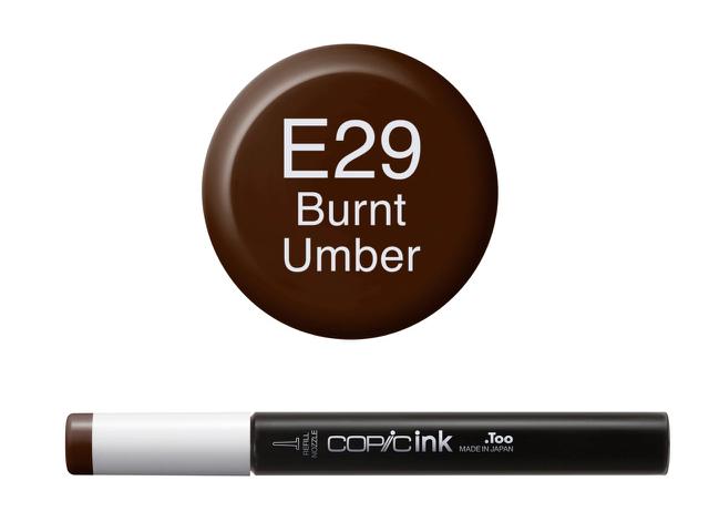 COPIC INKT E29 BURNT UMBER
 1