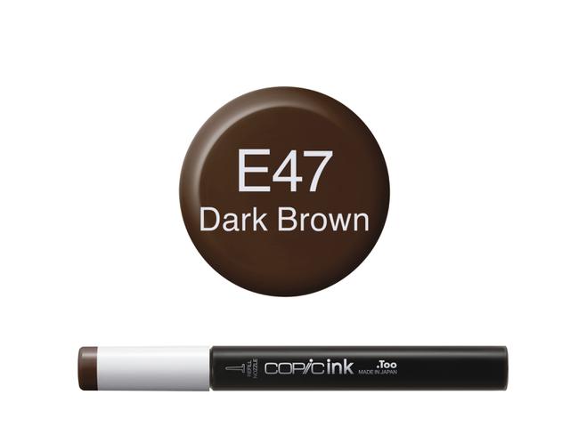 COPIC INKT E47 DARK BROWN
 1