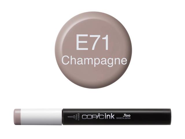 COPIC INKT E71 CHAMPAGNE
 1