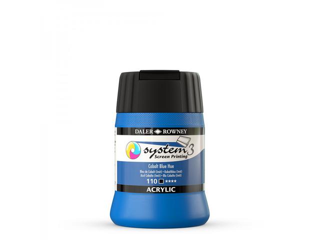 SYSTEM 3 SIEBDRUCKFARBE 250ML 110 COBALT BLUE HUE 1