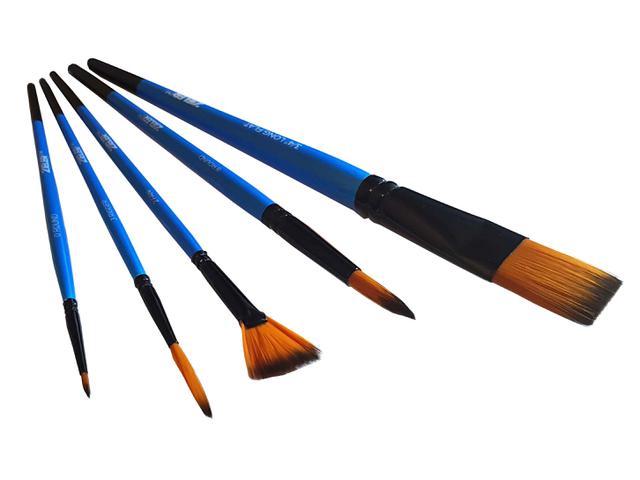 ZIELER AQUARELLPINSEL SET 5X 1
