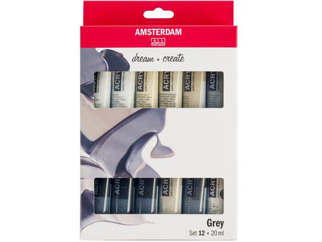 TALENS AMSTERDAM ACRYLSET 12 X 20ML 1