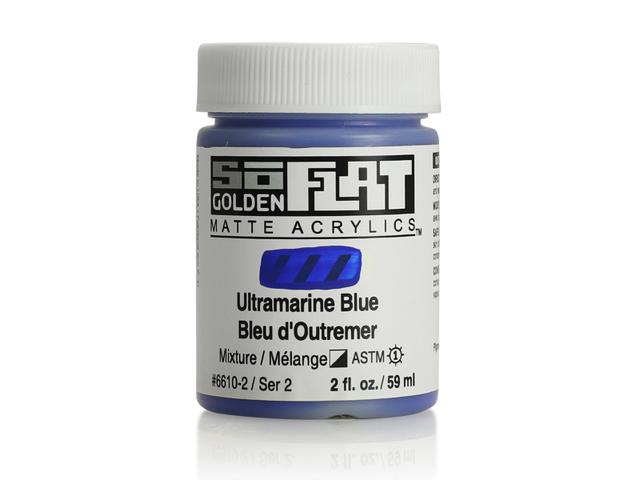 GOLDEN SOFLAT ACRYLIC 59ML 6610 ULTRAMARINE BLUE 1